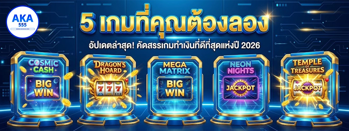 aka555 5เกมที่ต้องลอง