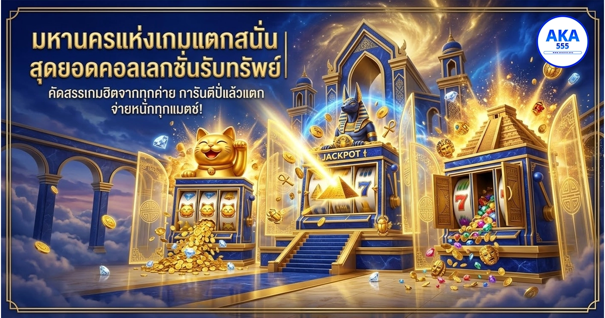 aka555 มหานครแห่งเกมแตกสนั่น